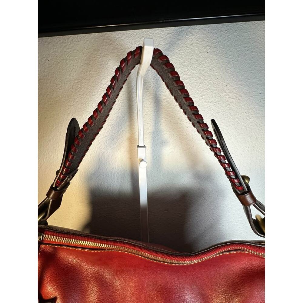 Dooney & Bourke Florentine Leather Teagan 30 Shoulder Bag - Picture 8 of 10